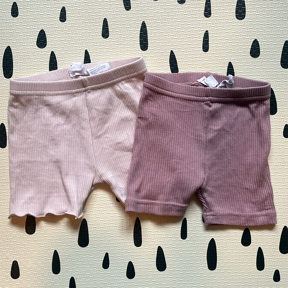 Bundle of 2 pairs of Jamie Kay ribbed shorts size 2